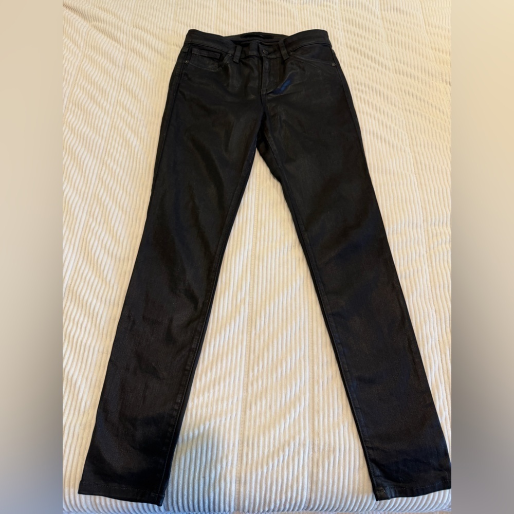 Joe’s Jeans Black Denim shiny material Jeans - Picture 1 of 5